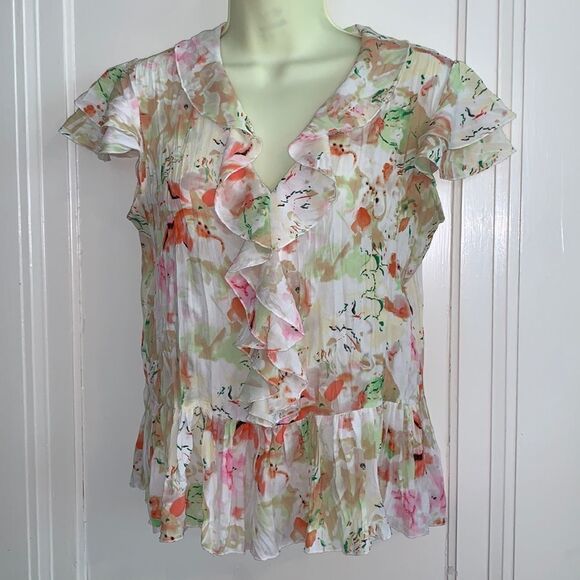 Belissimo New York watercolors blouse - Picture 1 of 8